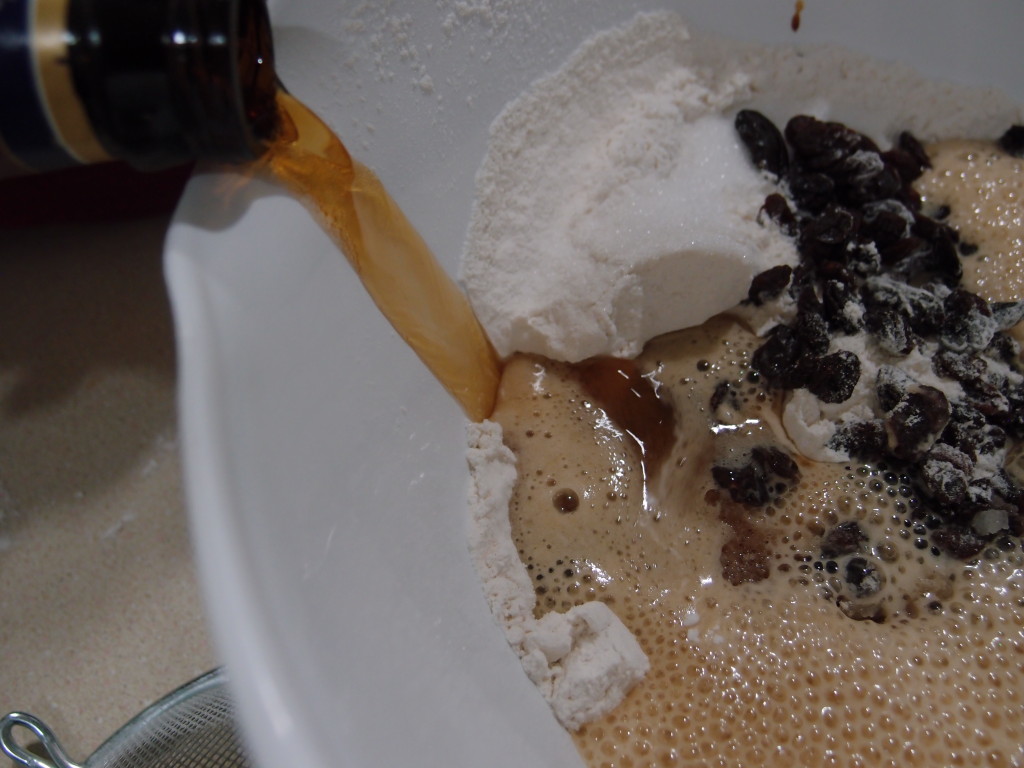 Cinnamon, Raisins, and Winter Ale Bread Warm Toasty Muffins