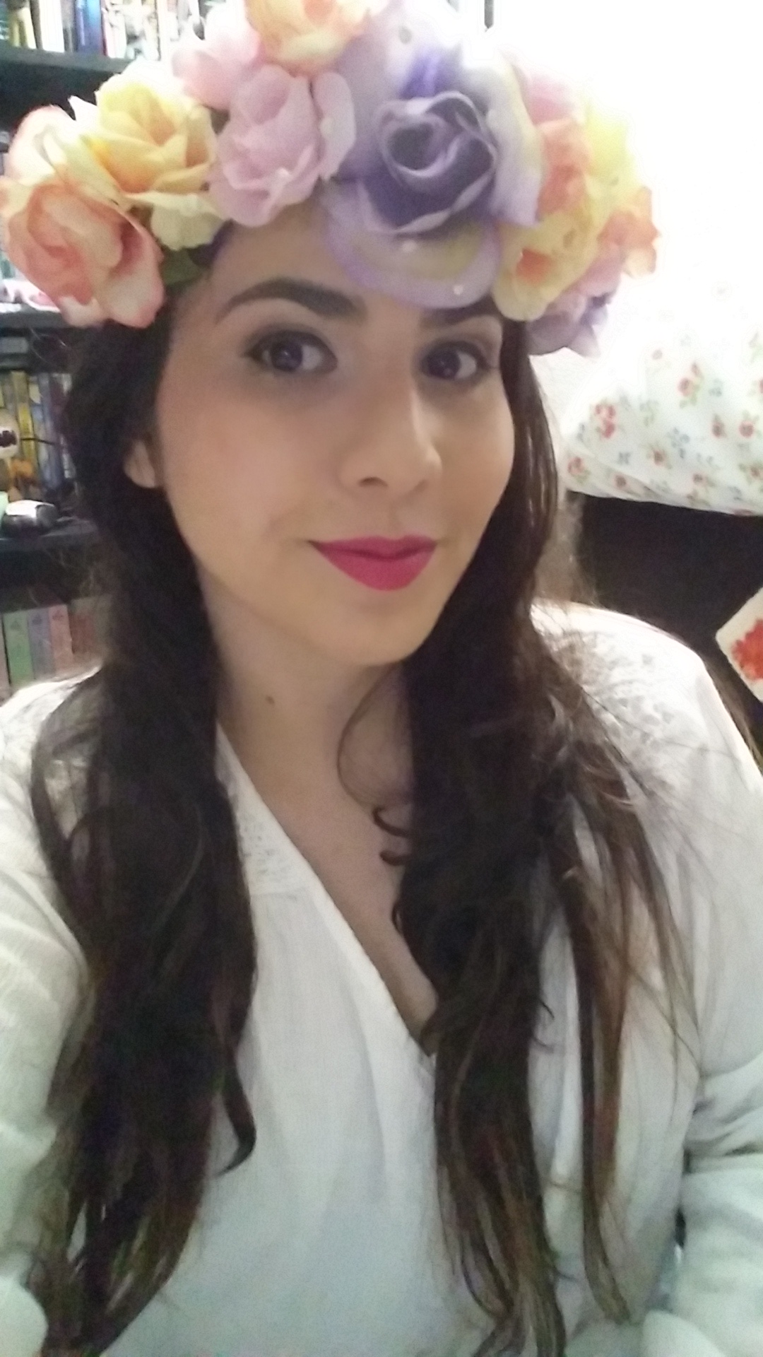 Me looking super age appropriate whilst rocking my awesome handmade flower crown. I made that with my hands. I know, it's pretty cool. 