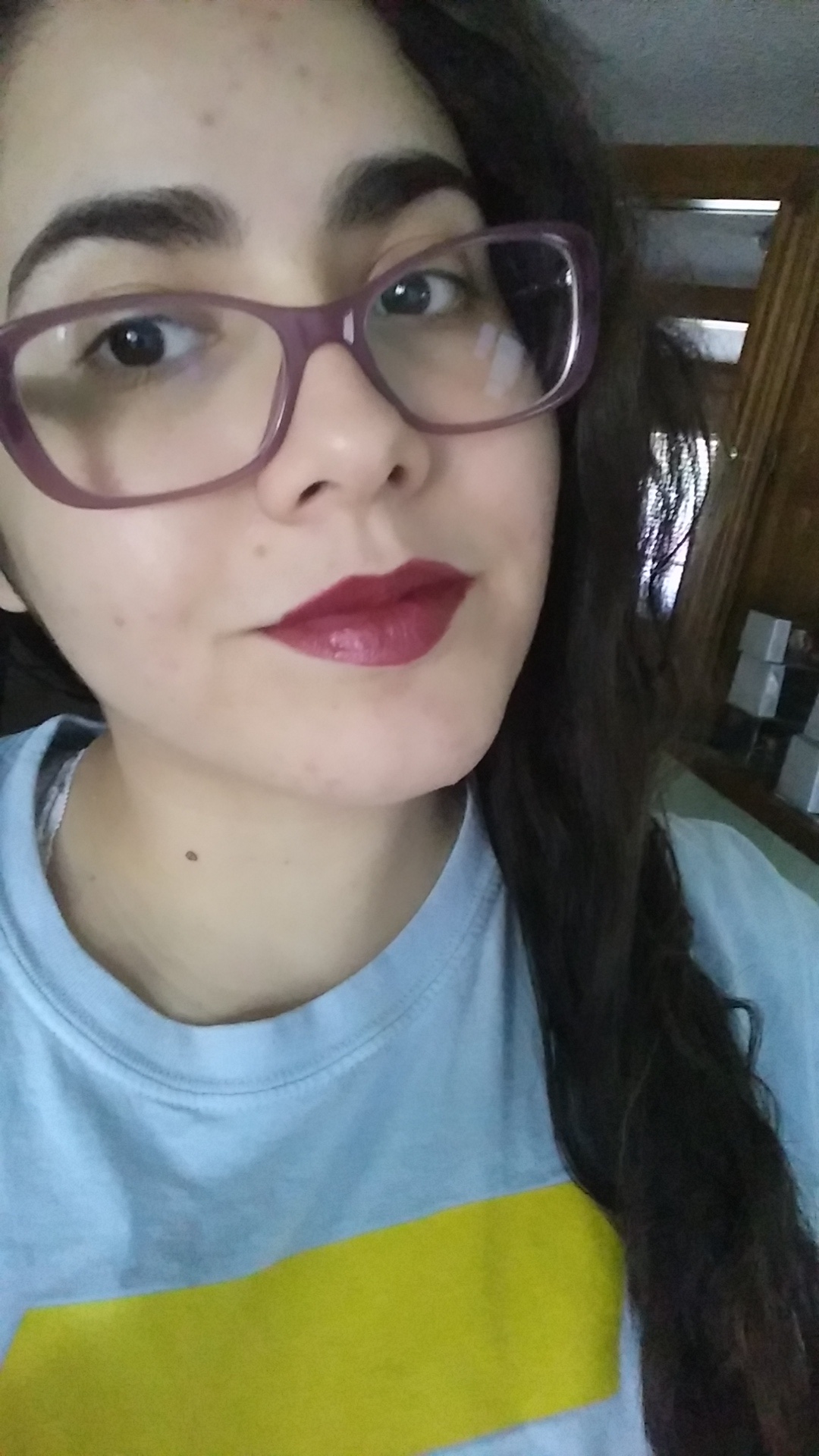 I'm so dark and full of bloodlust while wearing this lipstick you don't even understand. I am channeling all the dark side feels. Ima go cut the grass with my lightsaber, angrily. 