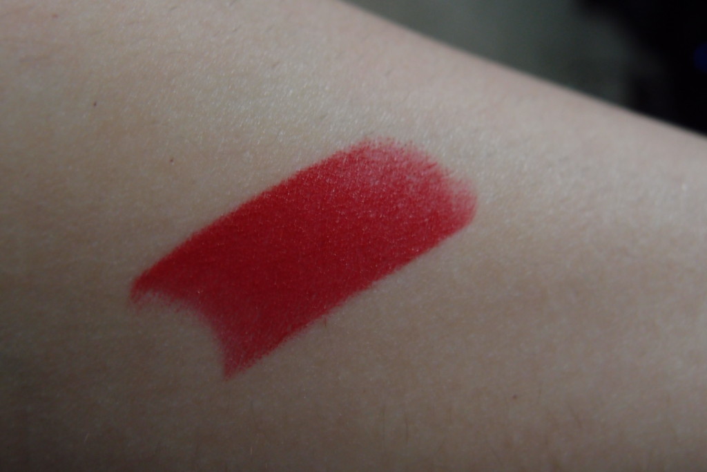 This red is just perfect! This is a swatch of it on my arm because that's what you do when you swatch, right?